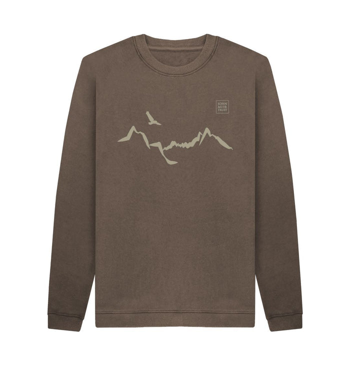 Chocolate Ladhar Bheinn Men's Sweatshirt (Lichen)