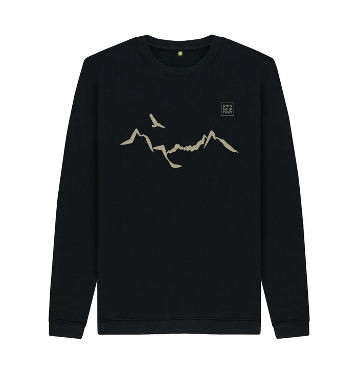 Black Ladhar Bheinn Men's Sweatshirt (Lichen)