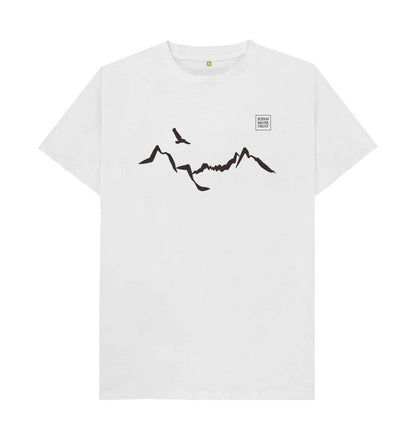 White Ladhar Bheinn Men's T-shirt (Black)