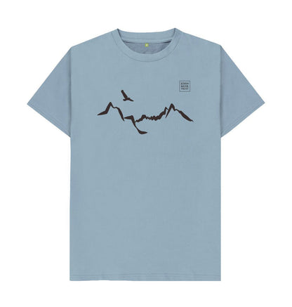 Stone Blue Ladhar Bheinn Men's T-shirt (Black)