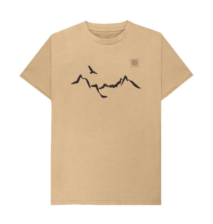 Sand Ladhar Bheinn Men's T-shirt (Black)