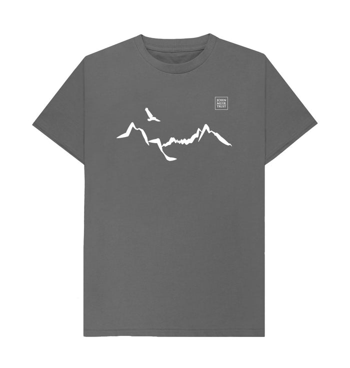 Slate Grey Ladhar Bheinn Men's T-shirt (White)