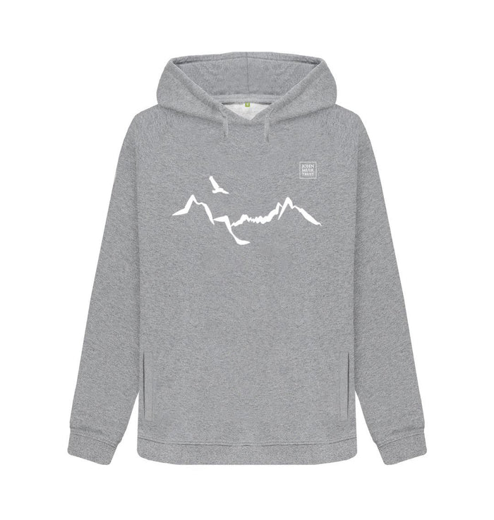 Light Heather Ladhar Bheinn Women's hoody (White)