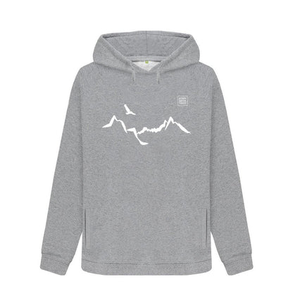 Light Heather Ladhar Bheinn Women's hoody (White)