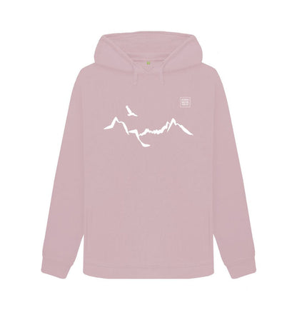 Mauve Ladhar Bheinn Women's hoody (White)