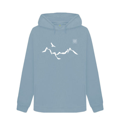 Stone Blue Ladhar Bheinn Women's hoody (White)