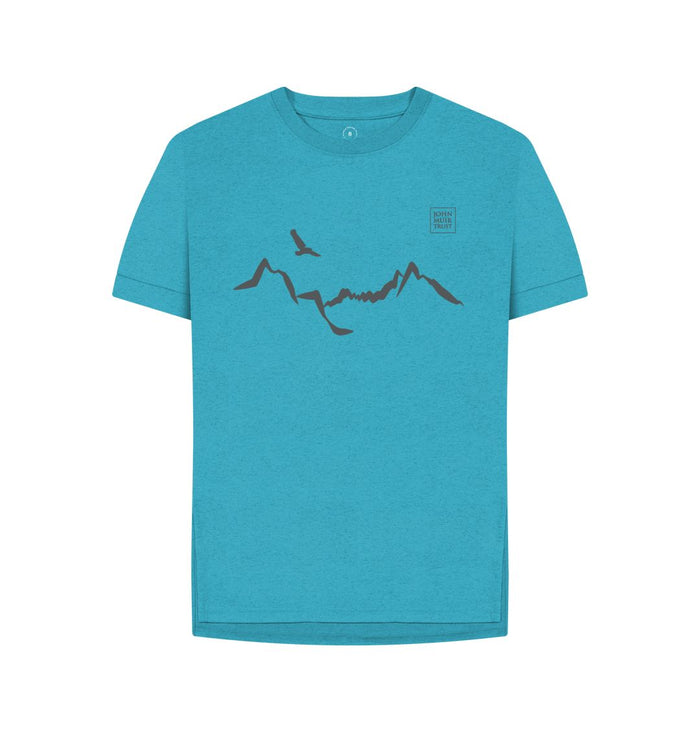 Ocean Blue Ladhar Bheinn Women's T-shirt (Granite Grey)