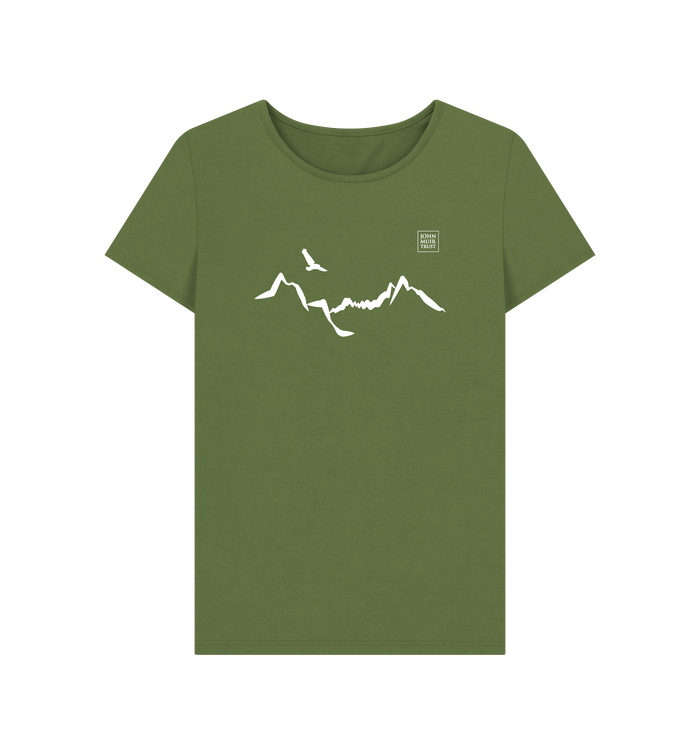 Khaki Printed T-shirt Front