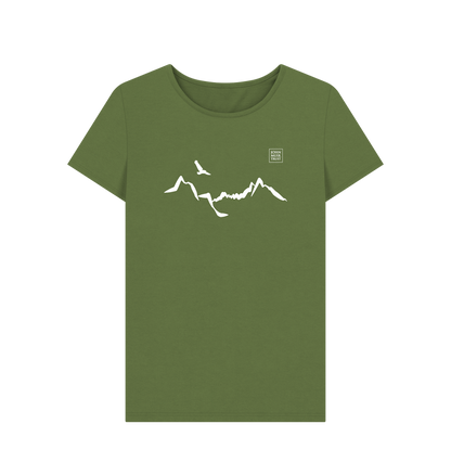 Khaki Printed T-shirt Front