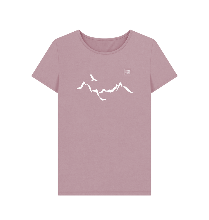 Mauve Printed T-shirt Front