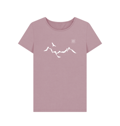 Mauve Printed T-shirt Front