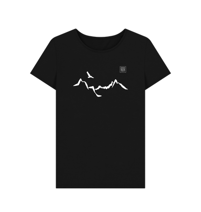 Black Printed T-shirt Front