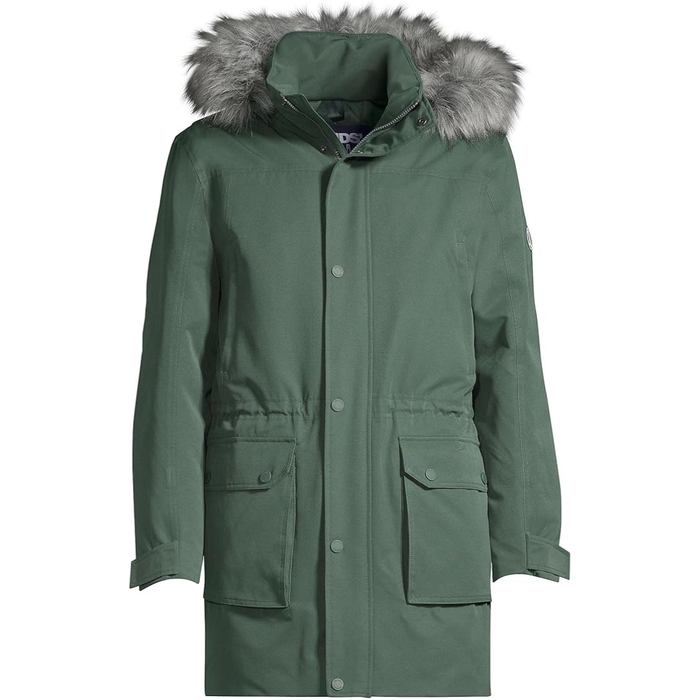 Lands’ End Men’s Expedition Down Parka Jacket – 531211