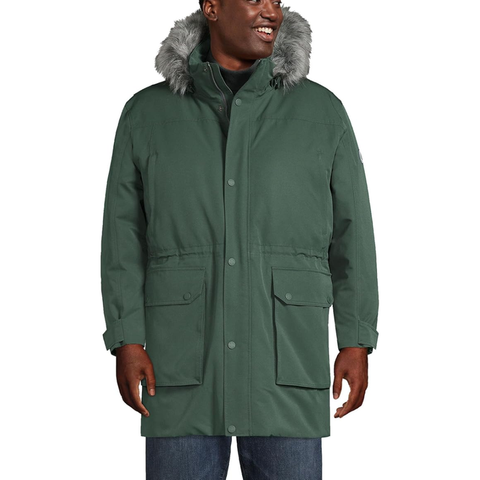 Lands’ End Men’s Expedition Down Parka Jacket – 531211