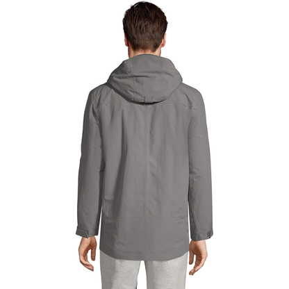 Lands’ End Men’s Squall Hooded Jacket – 519264 – Arctic Gray