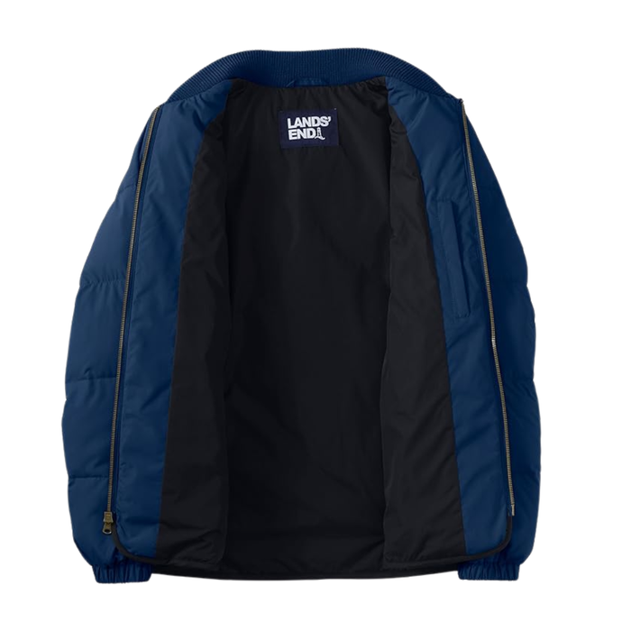 Lands’ End Women’s Quilted ThermoPlume Bomber Jacket – 518787