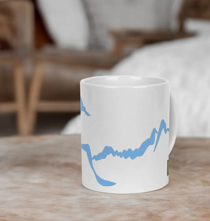 Love wild places mug (Glacier blue)