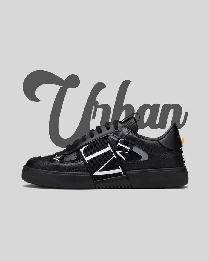 Valentino Low-Top Calfskin Black