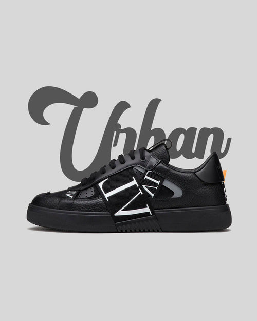 Valentino Low-Top Calfskin Black