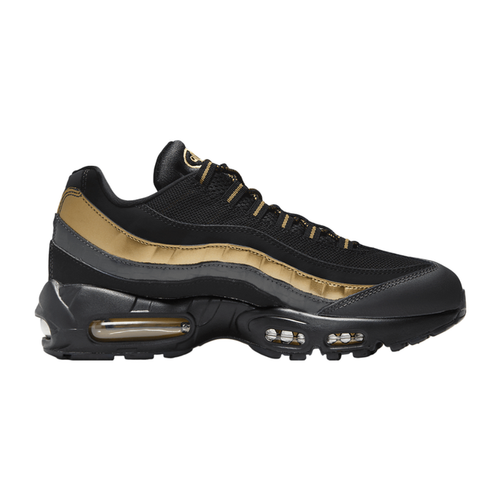 Nike Men's Air Max 95 Premium Shoes – Black/Metallic Gold 538416-007