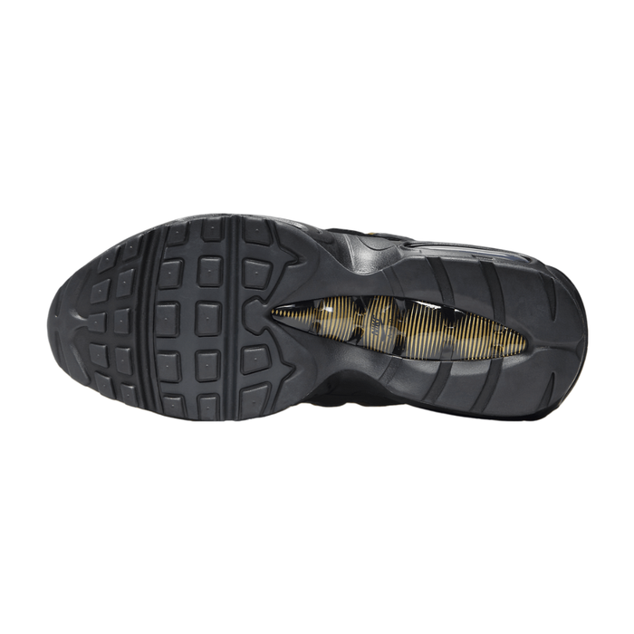 Nike Men's Air Max 95 Premium Shoes – Black/Metallic Gold 538416-007