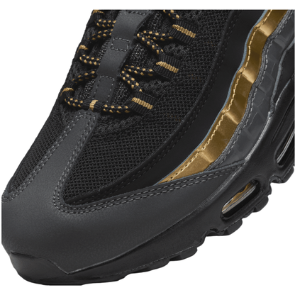 Nike Men's Air Max 95 Premium Shoes – Black/Metallic Gold 538416-007