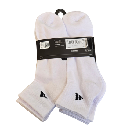 Adidas Men’s Cushioned Clima Cool Ankle Socks – White KL7209