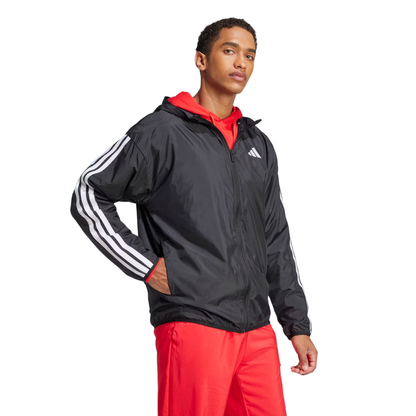 Adidas Men’s Essentials 3-Stripes Windbreaker Jacket – JE6325