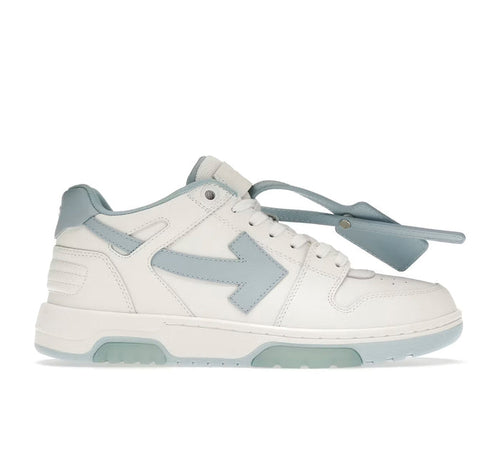 OFF-WHITE Out Of Office OOO 30 MM Low Tops White Light Blue