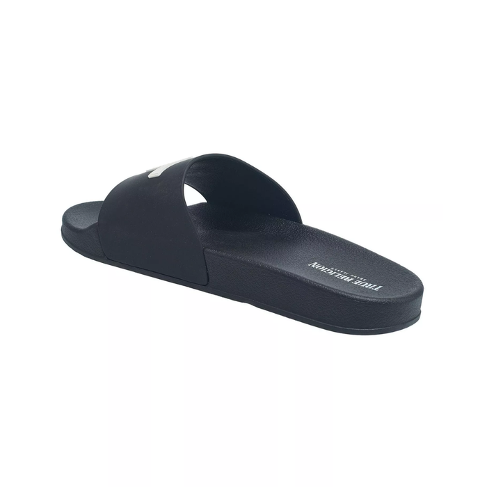 True Religion Men’s 112 Logo Slides Black