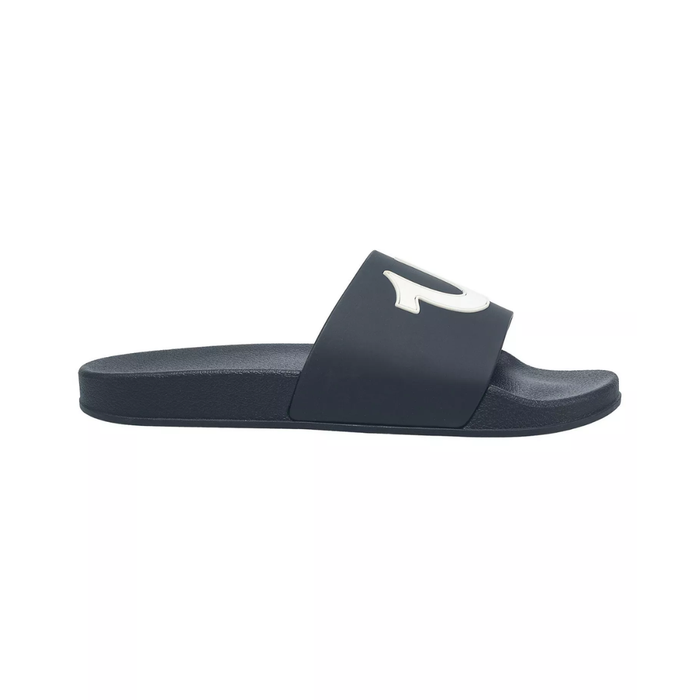 True Religion Men’s 112 Logo Slides Black