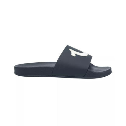 True Religion Men’s 112 Logo Slides Black