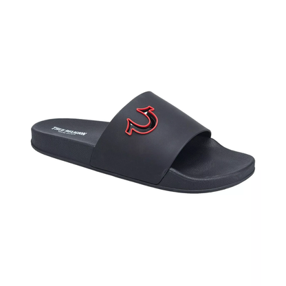 True Religion Men’s Russell Chopout Logo Slides