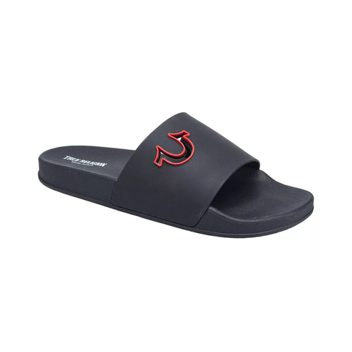 True Religion Men’s Russell Chopout Logo Slides