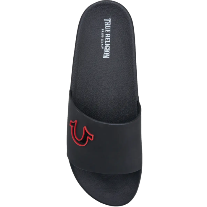True Religion Men’s Russell Chopout Logo Slides