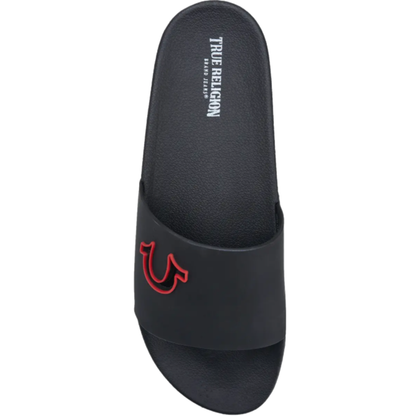 True Religion Men’s Russell Chopout Logo Slides
