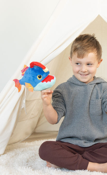 Axel Anglerfish Light-up Finger Puppet